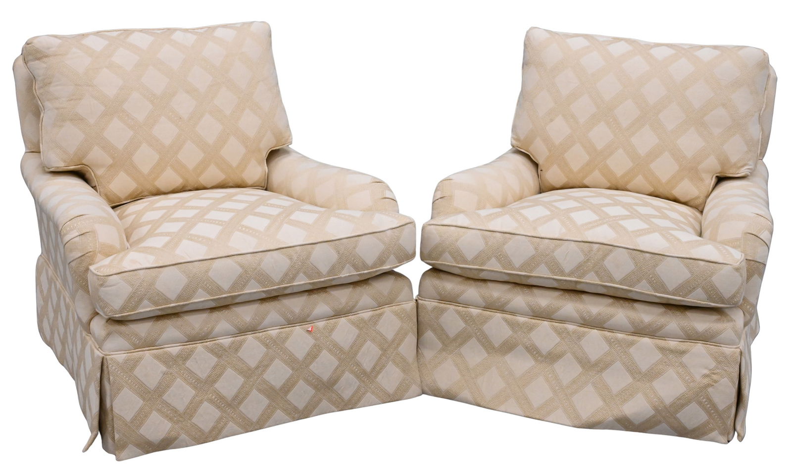 Pair of Earls of High Point Custom Upholstered Club Chairs (1 of 4)
