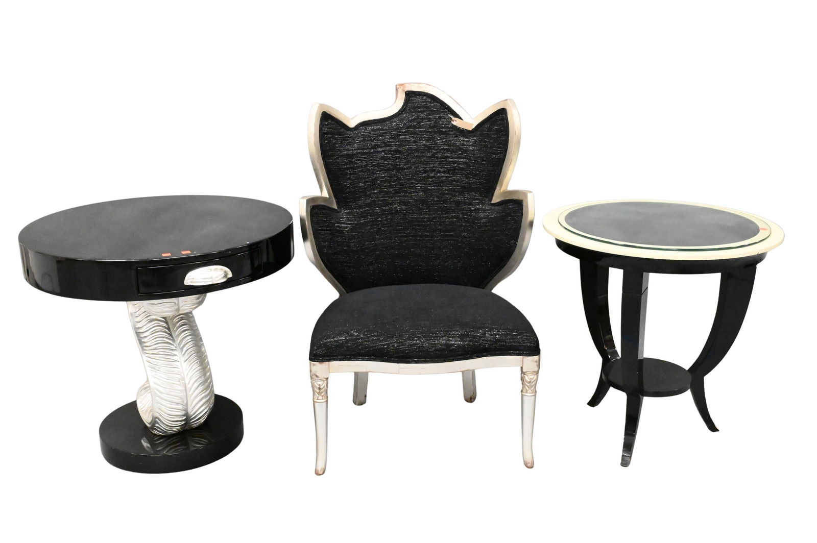 Three Piece Art Deco Furnishing Group (1 of 4)