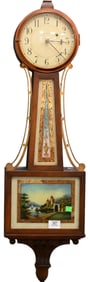Waltham Mahogany Banjo Clock