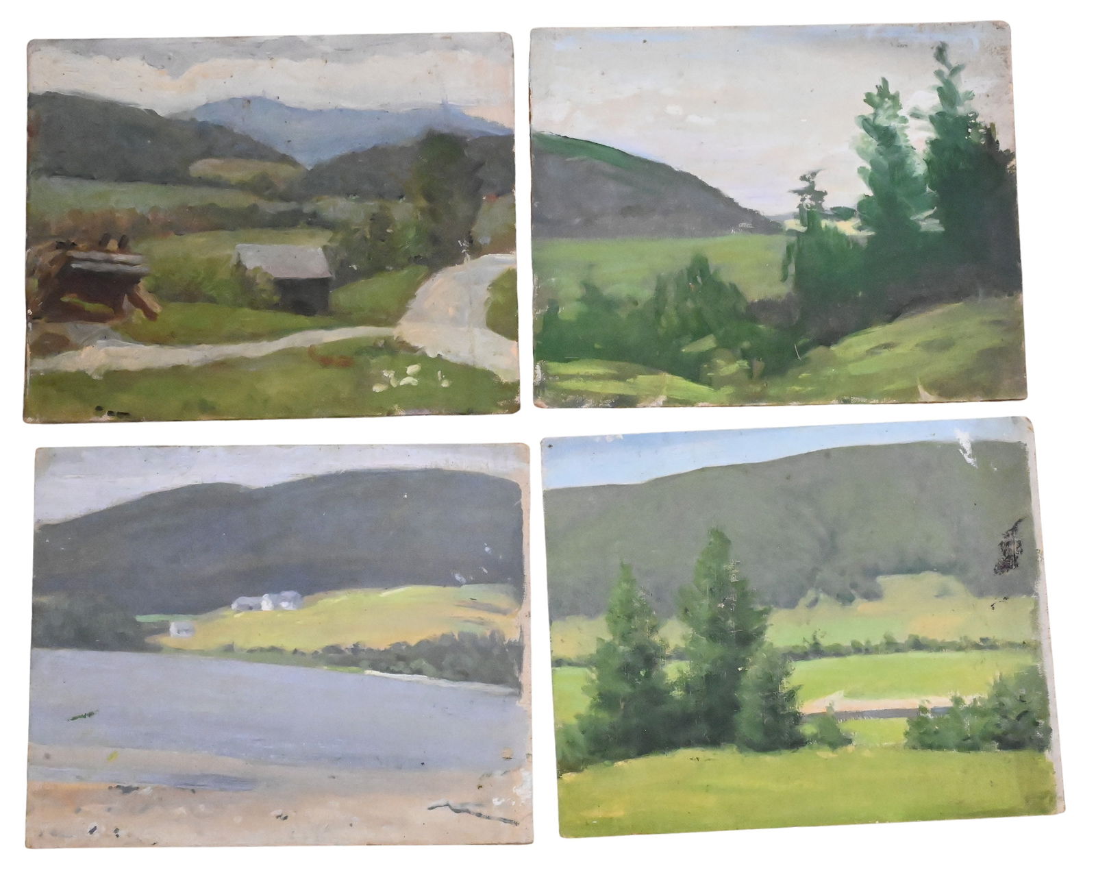 Four: Helen Savier DuMond (American 1872-1968) Landscape Studies (1 of 5)