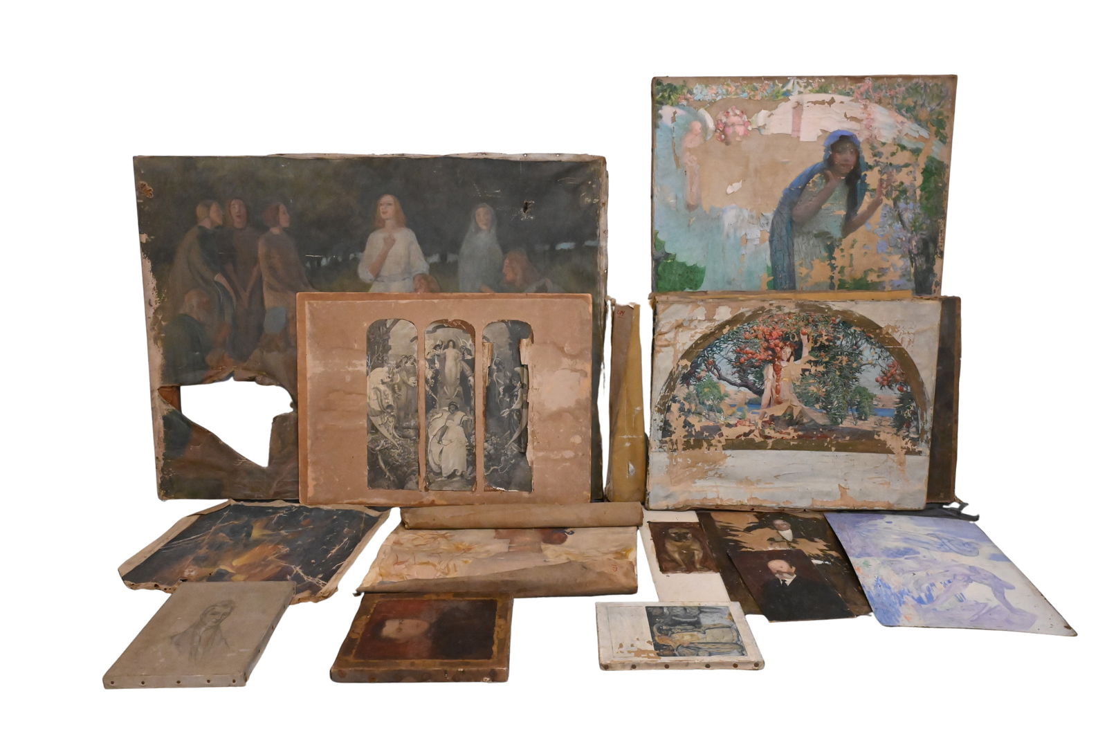 15 Frank Vincent DuMond (American 1865-1951) Illustration Studies (1 of 8)