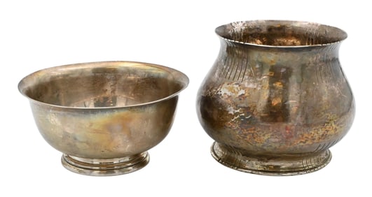 Two Sterling Silver Bowls