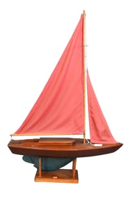Vintage Pond Boat Model