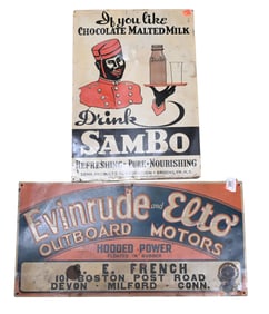 Two Vintage Decorative Signs