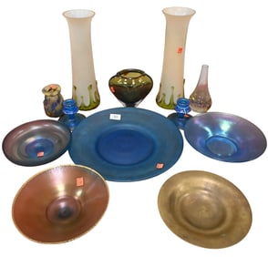 Twelve Piece Art Glass Grouping