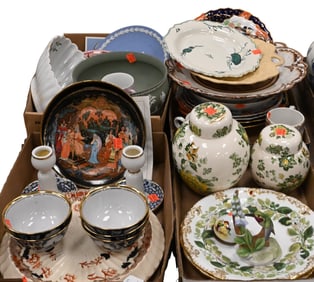 Four Box Lots of Porcelain