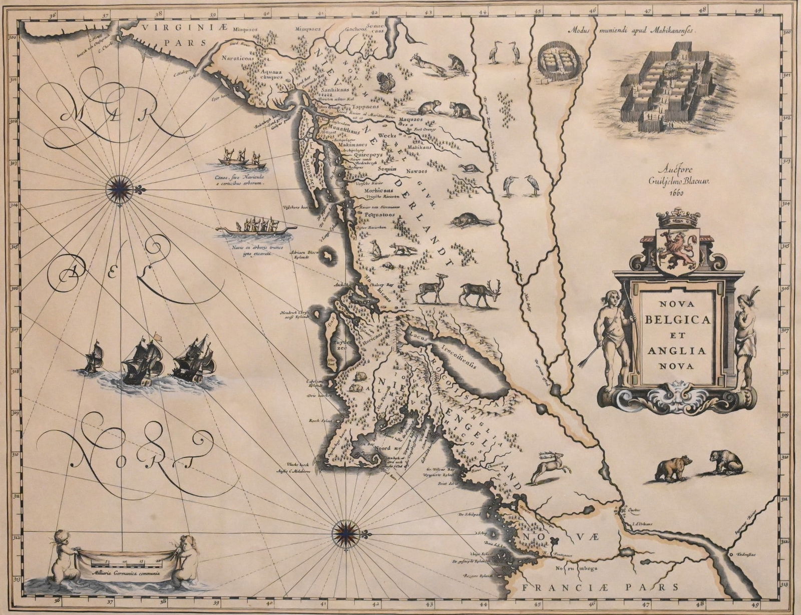 After Willem Janszoon Blaeu (Dutch 1571-1638) (1 of 5)