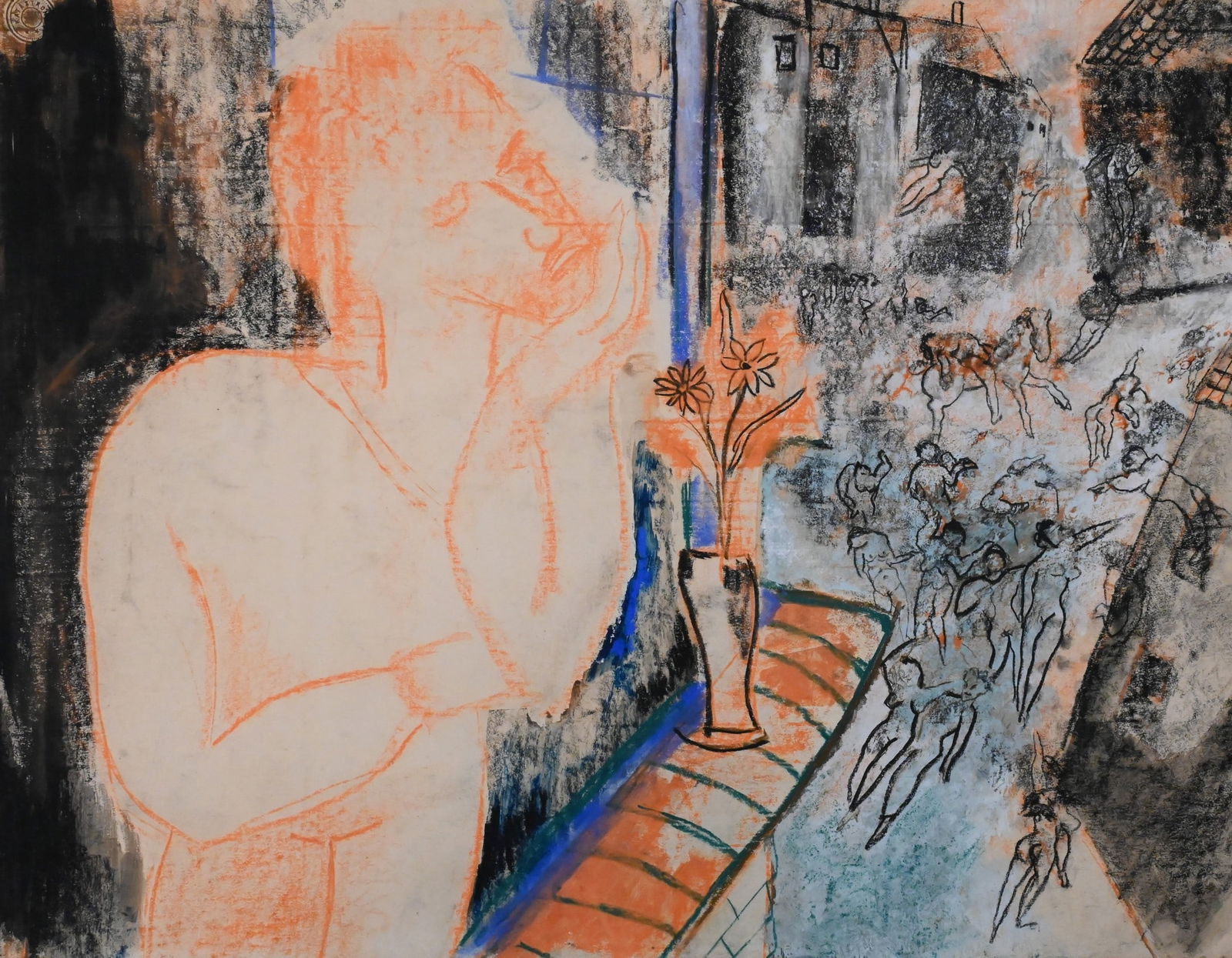 "Le Rêveur Dans La Fenêtre" (The Dreamer in the Window) (1 of 8)