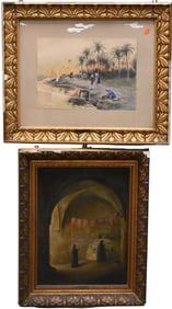 Two Continental School (19th Century) Oriental Scenes