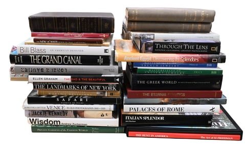 Approximately 28 Coffee Table Books on Photography