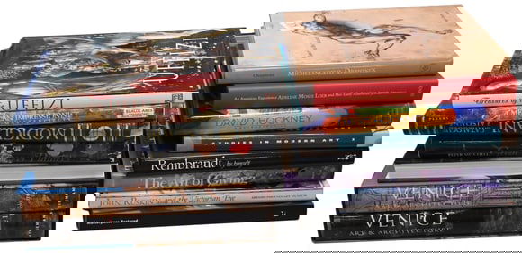 Approximately 17 Coffee Table Books on Art