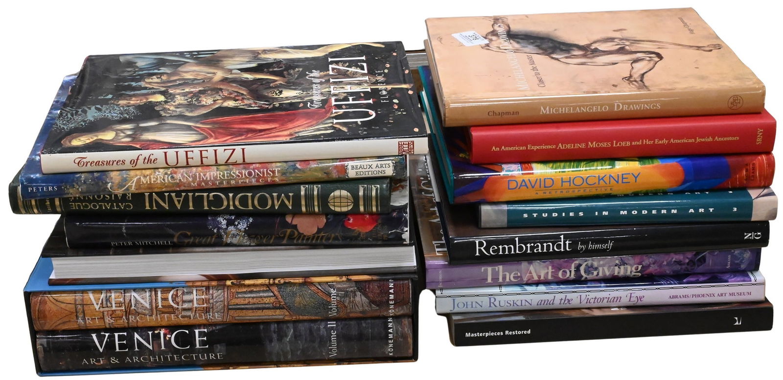 Approximately 17 Coffee Table Books on Art (1 of 4)