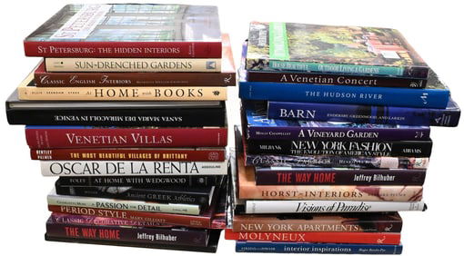 Approximately 29 Coffee Table Books on Home Design