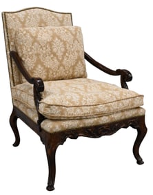 Minton Spidell French Style Open Arm Chair