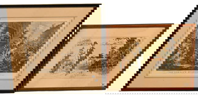 Group of 15 Mostly 19th Century Framed Caricatures: Group of 15 Mostly 19th Century Framed Caricatures to include Life publishers, Puck political cartoon commentary, Punch British magazine, Delineator American women's magazine etc... Etchings and litho