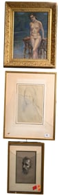 Five Framed Portrait Studies