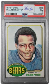 1976 Topps Walter Payton Rookie Card in PSA Holder