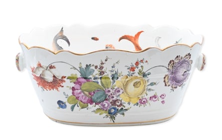 Meissen Porcelain Oval Cooler