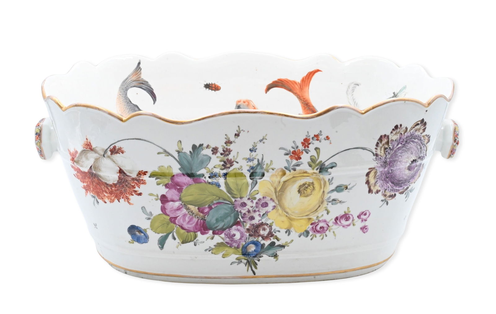 Meissen Porcelain Oval Cooler