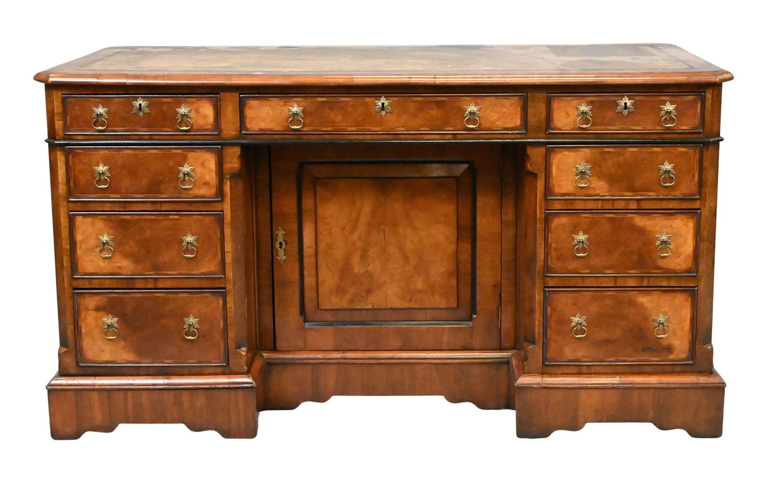 Georgian Mahogany Pedestal Desk, 18th/19th Century (1 of 5)