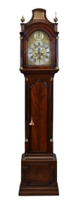 Dan Ray Sudbury George II Brass-Mounted Mahogany Tall-Case Clock