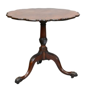 George III Mahogany Tilt-Top Tripod Table