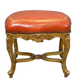 Louis XV Giltwood Stool