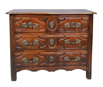 Louis XV Provincial Walnut Commode