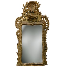 Rococo Carved Giltwood Mirror