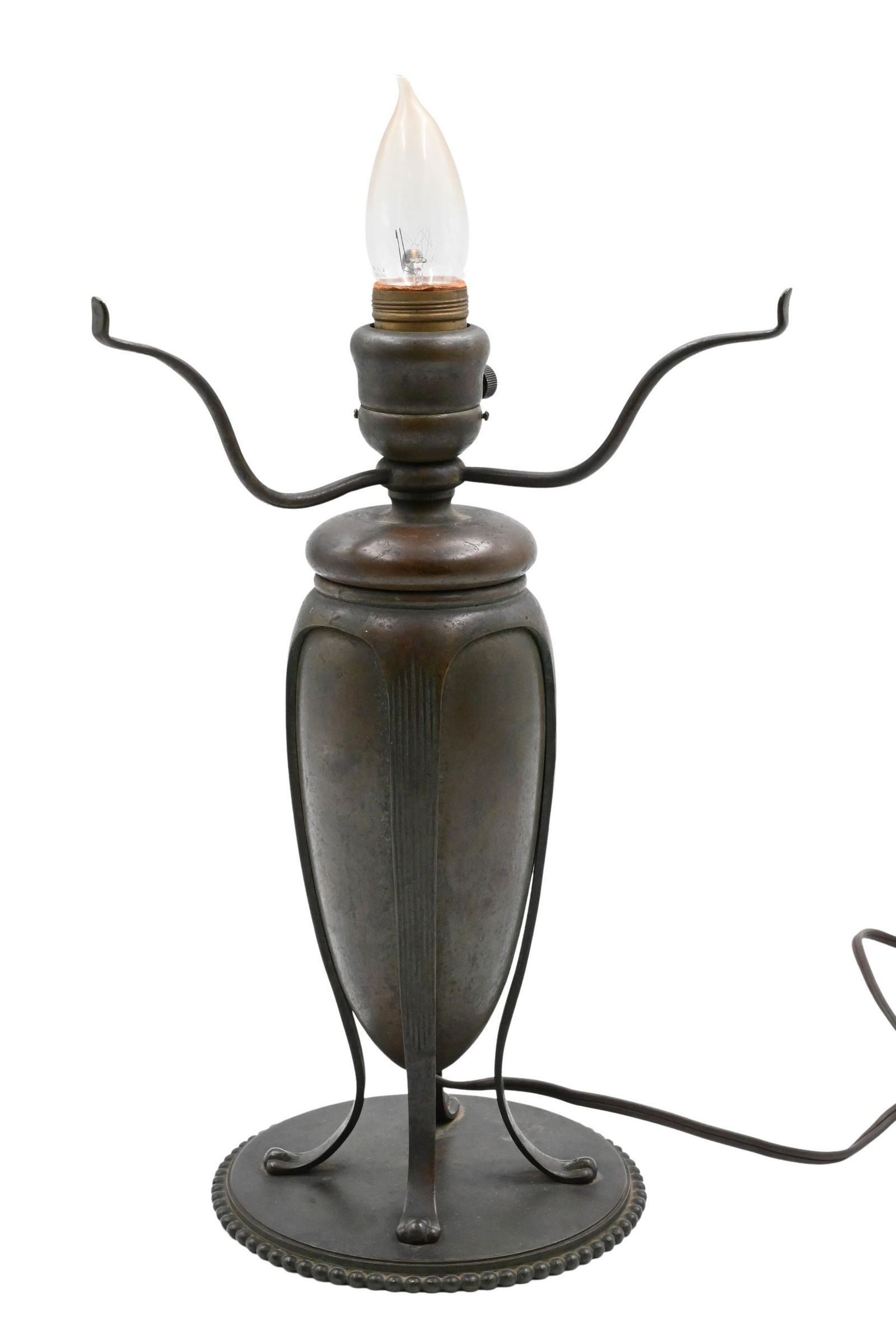 Tiffany Studios Bronze Table Lamp Base, No. 23563 (1 of 8)