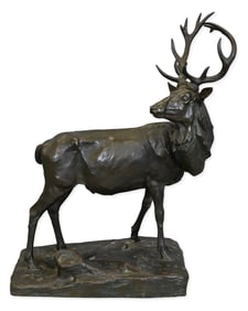 E. Wünsche, Bronze Elk