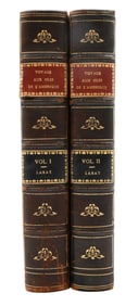 Jean-Baptiste Labat (French 1663-1738) Two Volumes "Voyage aux Isles de l'Amérique",1724