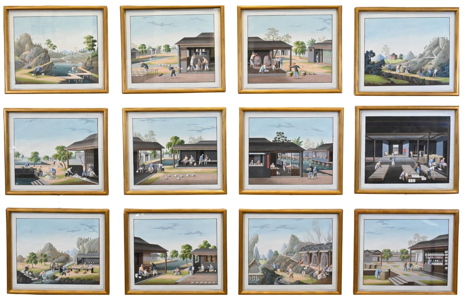 Chinese Export School, in the Manner of Tingqua (circa 1800) (1 of 15)