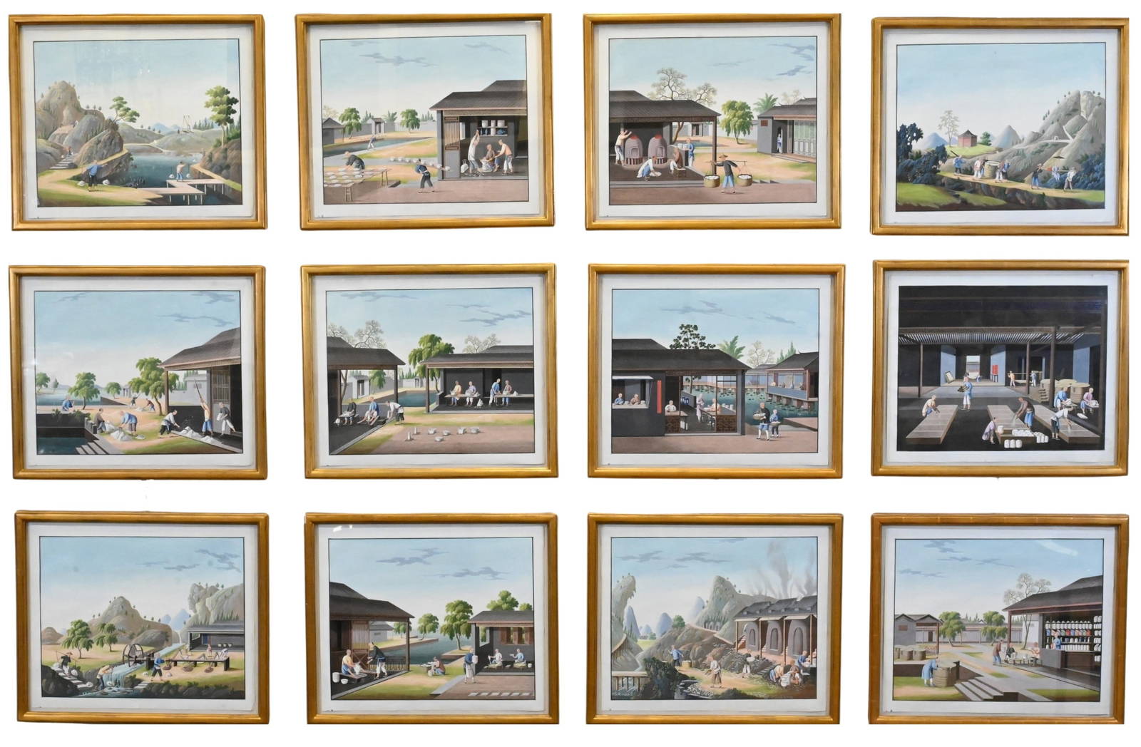 Chinese Export School, in the Manner of Tingqua (circa 1800)