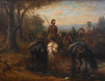 Adolf Schreyer (German 1828-1899)