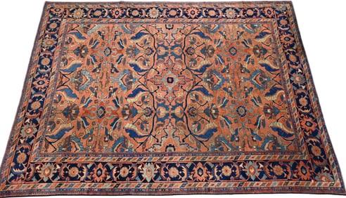 Persian Mahal Carpet, 19th Century