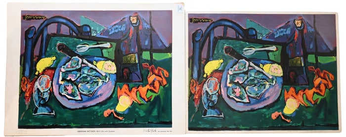 Two: Abraham Rattner (American 1893-1978)