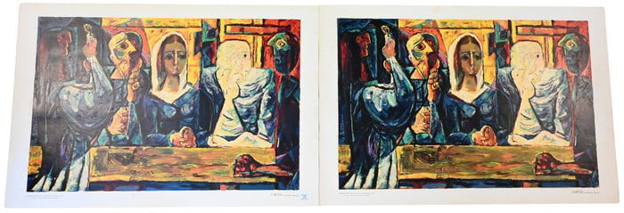 Two: Abraham Rattner (American 1893-1978)