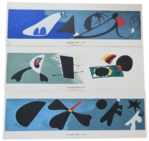 Three: Joan Miro (Spanish 1893-1983)