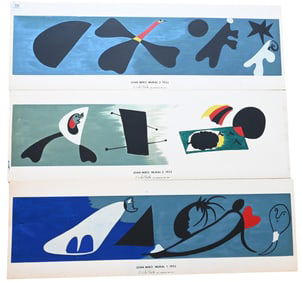 Three: Joan Miro (Spanish 1893-1983)