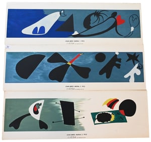 Three: Joan Miro (Spanish 1893-1983)