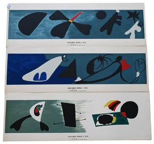 Three: Joan Miro (Spanish 1893-1983)