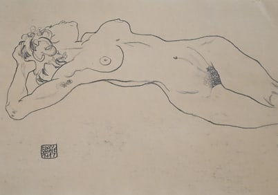 After Egon Schiele (Austrian 1890-1918)
