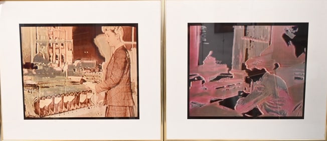 Set of Five Alan Powell (20th/21st Century) and Connie Coleman (American 1949-2011) Framed Pieces