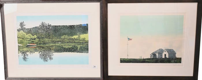 Four Framed Landscapes