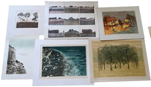 Six Landscape Etchings