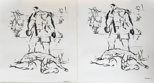 Four: Abraham Rattner (American 1893-1978)