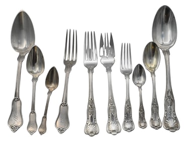 Two Silver Plate Flatware Sets