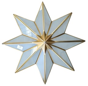 Brass Star Ceiling Light