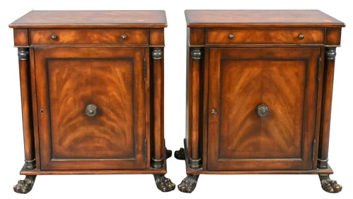 Pair of Contemporary Empire Style Cabinets
